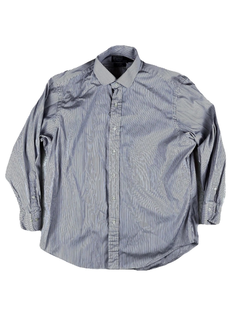 Vintage Polo Ralph Lauren Mens 17 32-33 XXL Regent Custom Fit Button Down Shirt